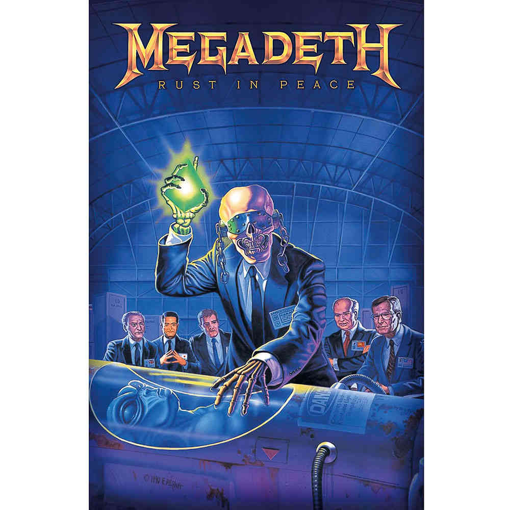 Megadeth - Rust In Peace Textiel Poster - Multicolours